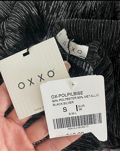 oxxo OXXO PARLAK KUMAŞ ELBİSE