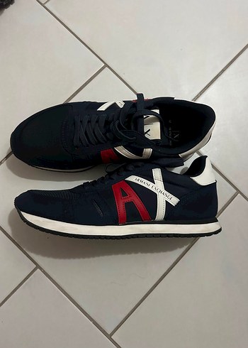 Armani Exchange Lacivert Spor Ayakkabi