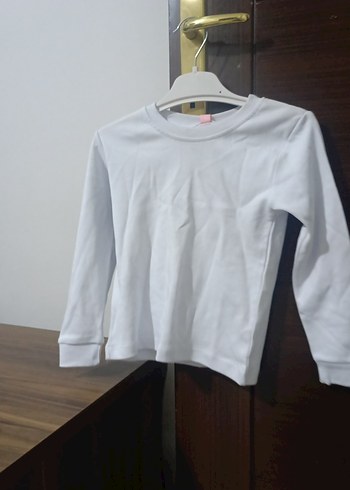 Beyaz Çocuk Uzun Kollu badi - Görsel 2