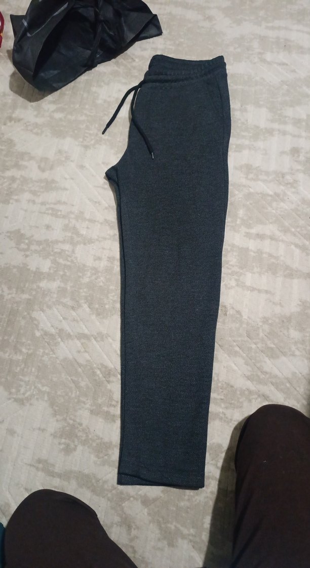 Erkek Gri Normal Boylu Rahat Eşofman Altı - Görsel 2