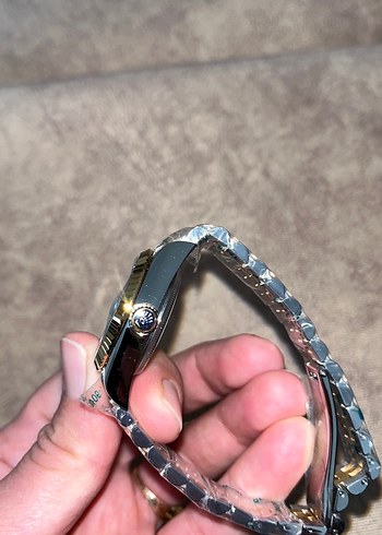 Rolex Beyaz Kadranlı Erkek Klasik Saat - Görsel 2