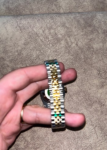 Rolex Beyaz Kadranlı Erkek Klasik Saat - Görsel 3