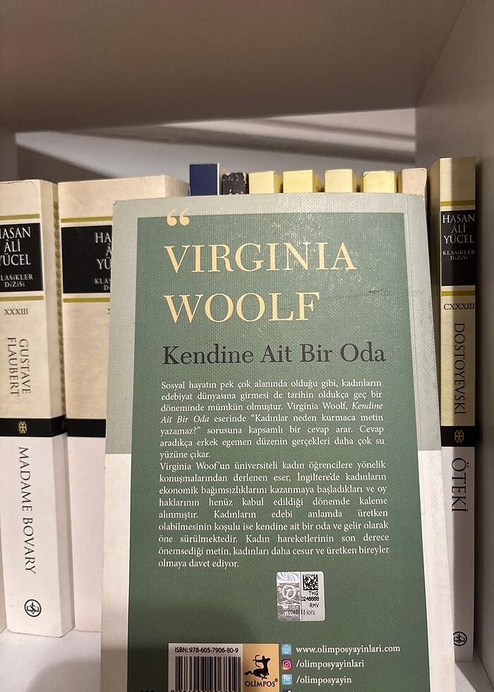 Virginia Woolf- Kendine Ait Bir Oda - Görsel 2