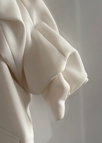 Zara Beyaz Kadın Blazer Ceket