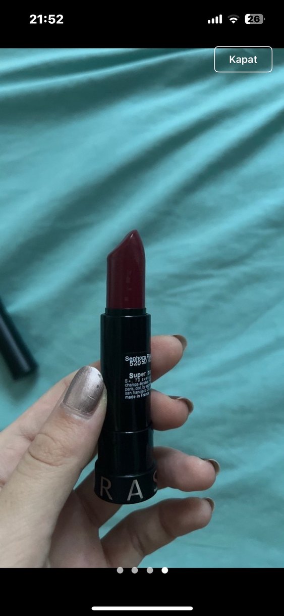 Bordo Renkli Mat Ruj sephora - Görsel 4