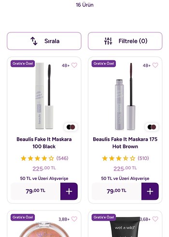 maybelline sky high maskara far paletMakyaj Seti ve Kirpik Kıvır - Görsel 10