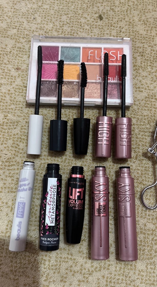 maybelline sky high maskara far paletMakyaj Seti ve Kirpik Kıvır - Görsel 3