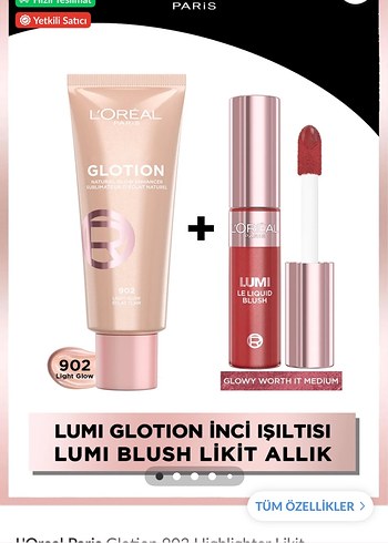 L'Oréal Paris Lumi Sıvı Allık ve Parlatıcı - Görsel 4