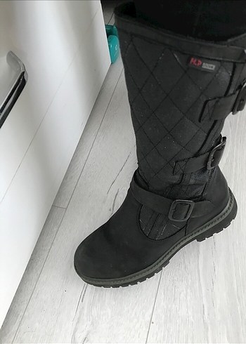 kadın uzun bot çizme Siyah Tokalı Biker Bot - Görsel 12