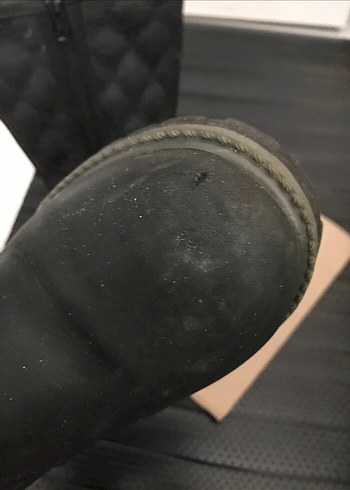 kadın uzun bot çizme Siyah Tokalı Biker Bot - Görsel 10