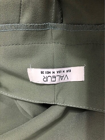 m Beden yeşil Renk Yeşil kumaş pantolon