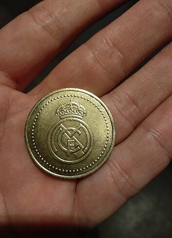 Beden altın Renk Real Madrid Hatıra Coin ( Orijinal )