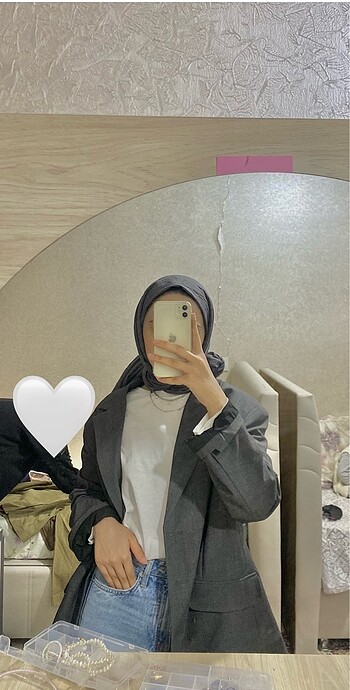 m Beden gri Renk Blazer ceket