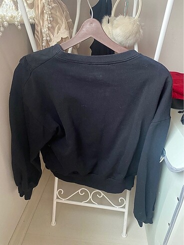 m Beden siyah Renk Zara 0 pamuk Sweatshirt m beden siyah