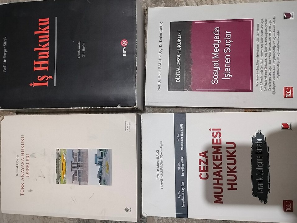 Farklı Hukuk Kitapları Seti - Görsel 2