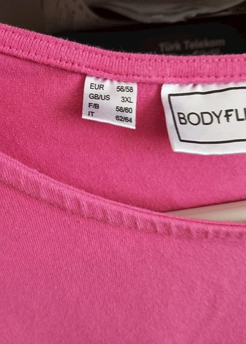 Balon kol penye,Pembe Kısa Kollu Bluz - Görsel 2