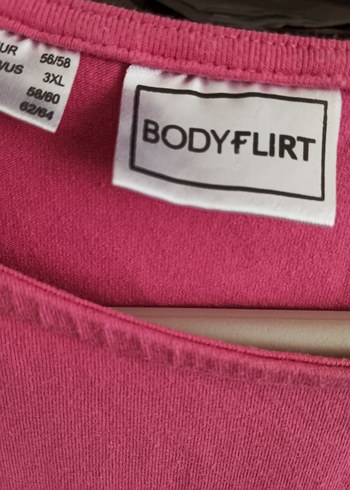 Balon kol penye,Pembe Kısa Kollu Bluz - Görsel 5