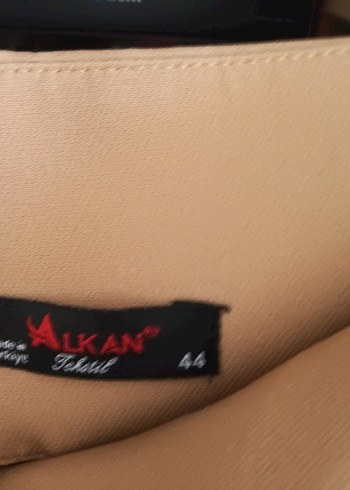 Bej Midi Kadın Kumaş Pantolon - Görsel 2