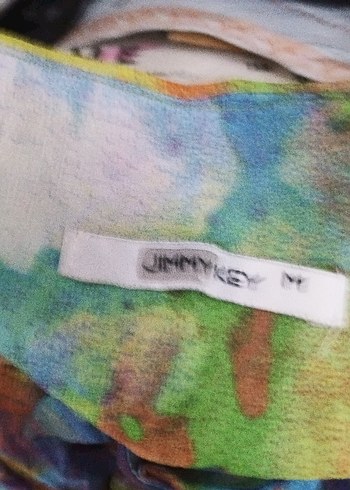 Renkli Batik Desenli Uzun Askısız Kadın Tunik - Görsel 5