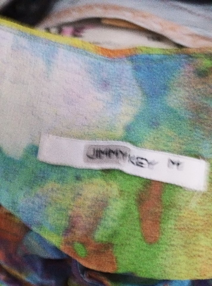 Renkli Batik Desenli Uzun Askısız Kadın Tunik - Görsel 5