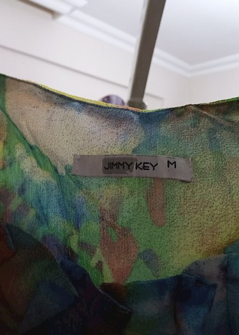 Renkli Bağlama Desenli Uzun Bohem Askısız Tunik ya da Elbise. - Görsel 5