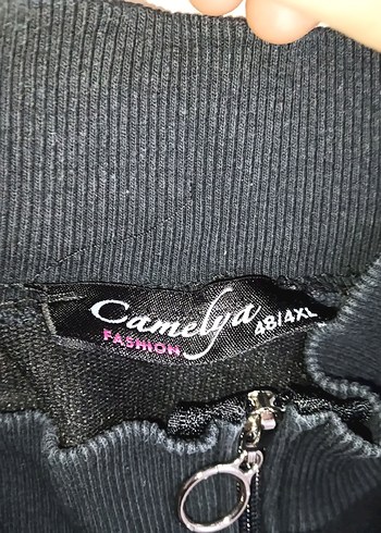 Çiçek Desenli Siyah Uzun Kadın Tunik - Görsel 5