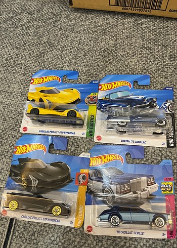 Hot Wheels cadillac Oyuncak Araba Seti 4lü