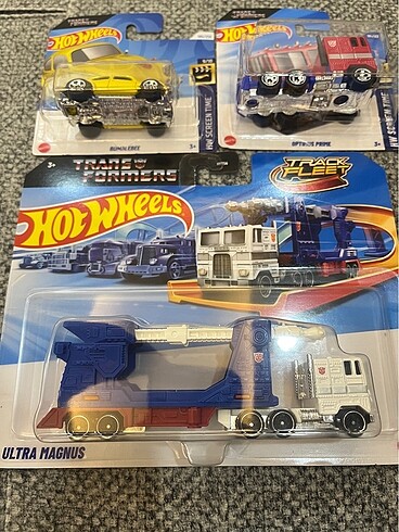 Hot wheels TRANS FORMERS 3 lü set