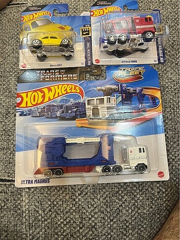 Hot Wheels Hot wheels TRANS FORMERS 3 lü set