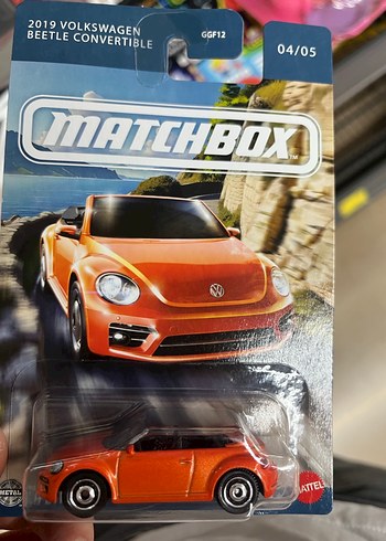 Uznkrt Matchbox Volkswagen Beetle Convertible Oyuncak Araba