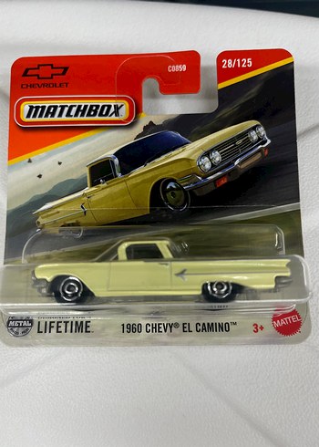 Matchbox 1960 Chevy El Camino Sarı Oyuncak Araba