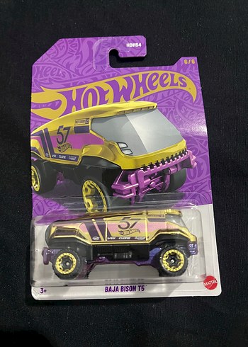 Hot Wheels Mor Baja Bison T5 Oyuncak Araba