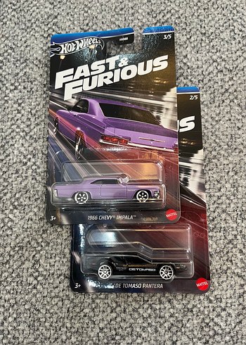  Beden Fast & Furious Mor 1966 Chevy Impala De tomasso pantera