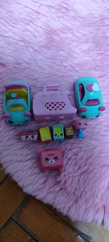 Shopkins cicibici esyalari pets ve araba