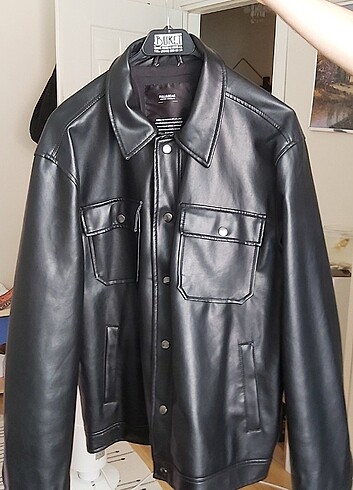 Pull and bear deri ceket 