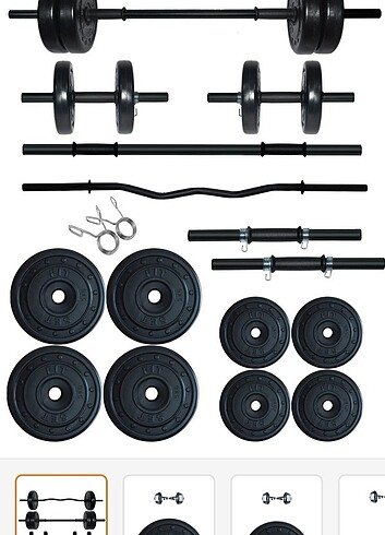  Beden Renk Halter şey ve Dambil set
