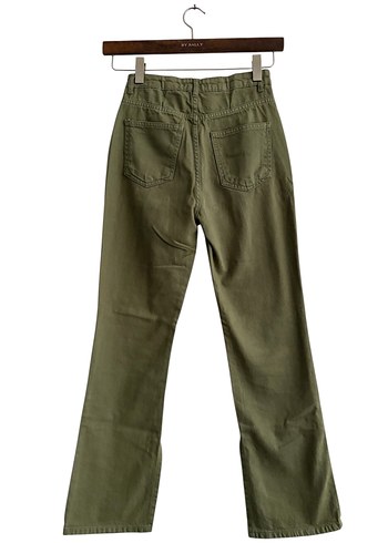 Kadın Haki Denim Pantolon - Görsel 3