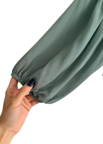 Drapeli Straplez / Madonna Yaka Bluz - Görsel 4