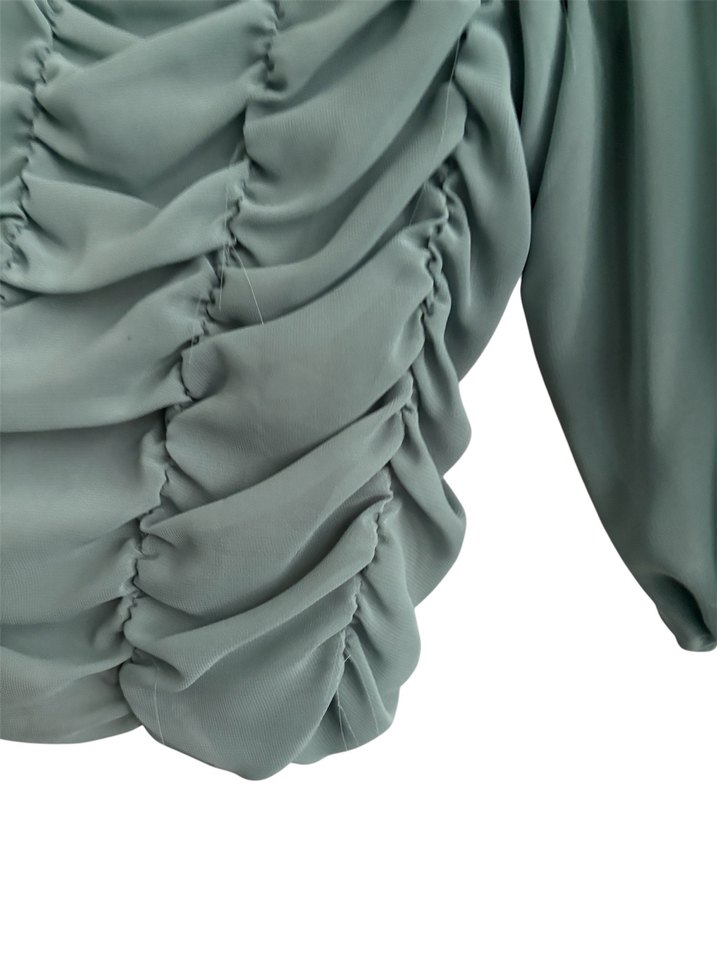 Drapeli Straplez / Madonna Yaka Bluz - Görsel 5