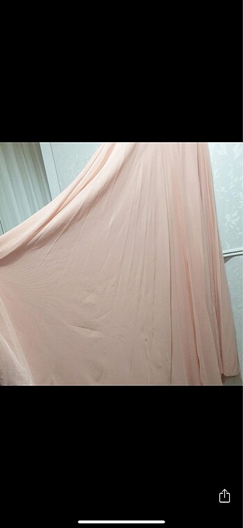 Sırt detaylı tül abiye - Görsel 5