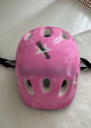 Pembe Parlak Biker  Kaskı - Görsel 3