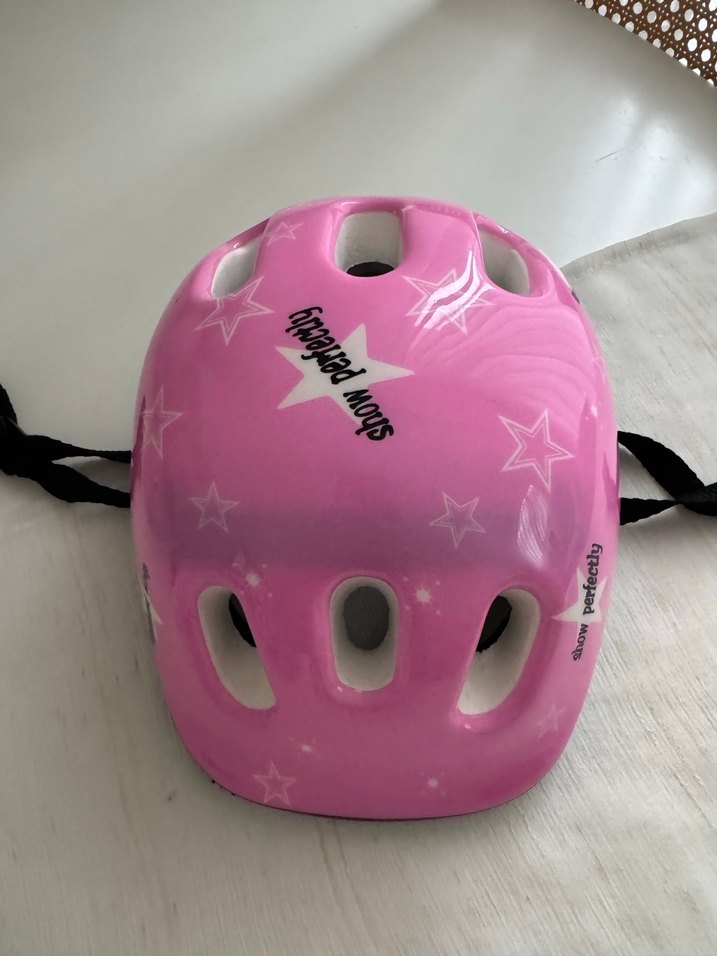 Pembe Parlak Biker  Kaskı - Görsel 3