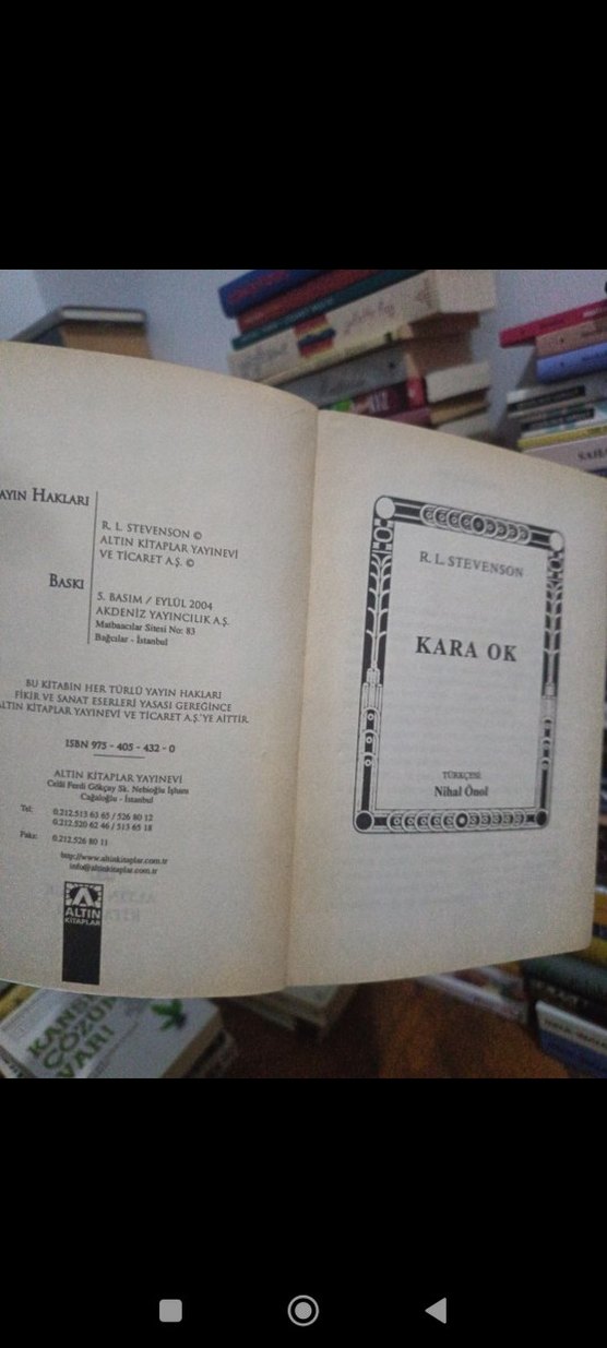 Kara Ok - R.L. Stevenson - Görsel 3