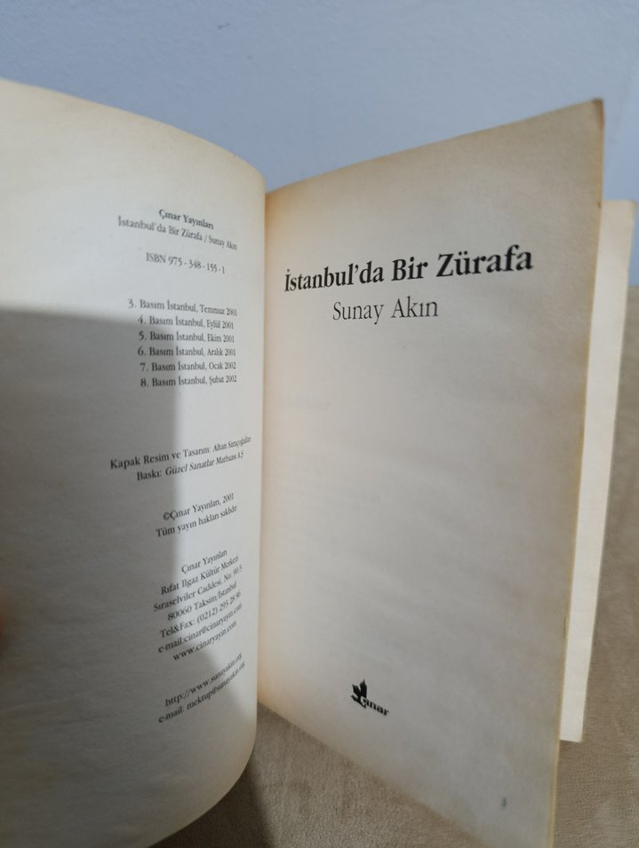 İstanbul'da Bir Zürafa - Sunay Akın - Görsel 3