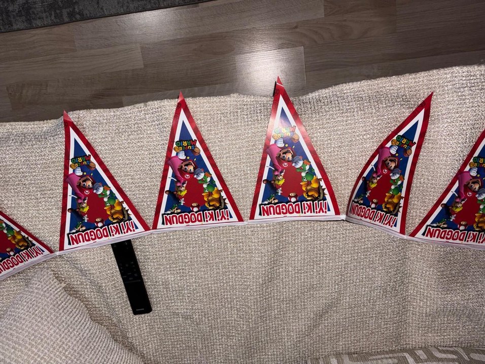 Renkli Super Mario Parti Seti - Görsel 3