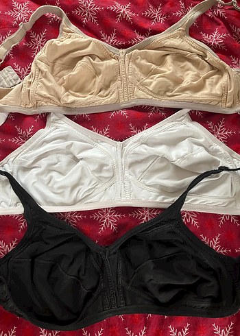 Beyaz/Siyah/Ten Rengi Sütyenler - Görsel 2