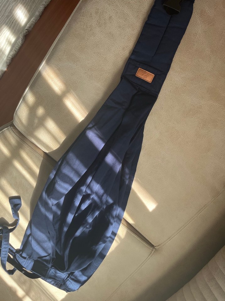 Easy Bebek Ana Kucağı Kanguru Sling Kahverengi - Görsel 3