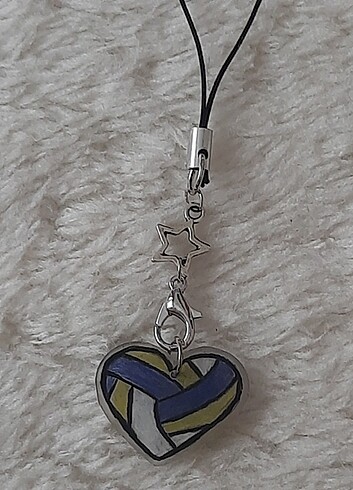 Voleybol Kalp Charm