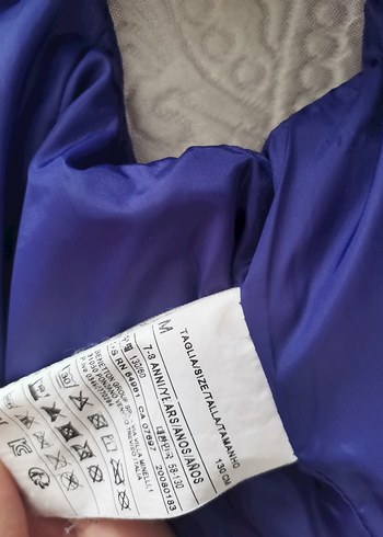 Benetton Kız çocuk Lacivert Kapüşonlu Şişme Yelek