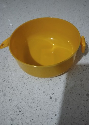 Sarı Hamburger Şeklinde Saklama Kabı - Görsel 4